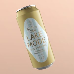 Beach Club Brewing - Ready to Drink Hard Seltzer - Lake Mode Blue Raspberry Flavor